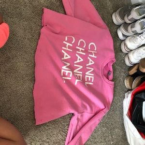 Cropped Chanel Customized Crew Neck